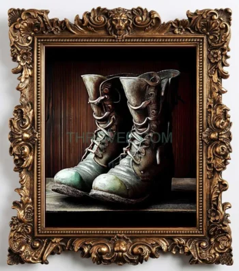 Men's Antique Spruce-Cap Industrial Boot Artifact – Late 19th Century (Circa 1880–1895)